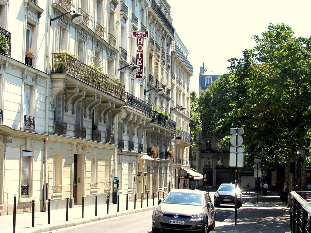 Hotel Du Square D'Anvers Paris Exterior foto